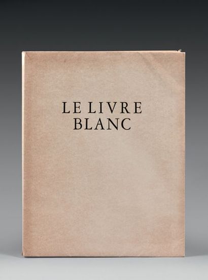 COCTEAU Jean (1889-1963) 
Le Livre blanc. Paris, Éditions du Signe, 1930. In-4, broché,...