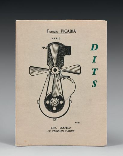 PICABIA Francis (1879-1953) 
Dits. Éric Losfeld Le Terrain Vague, Paris, 1960. Petit...