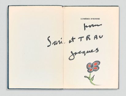 PRÉVERT (Jacques) (1900-1977) 
Lumières d'homme. Paris, G.L.M., 1955. In-8, broché.
Édition...