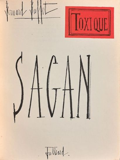 SAGAN Françoise (1935-2004) 
Toxique. Julliard, Paris, 1964. In-4, broché.
Illustré...