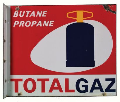 null TOTALGAZ Plaque émaillée pour Totalgaz.
Format: rectangulaire, plat, double...