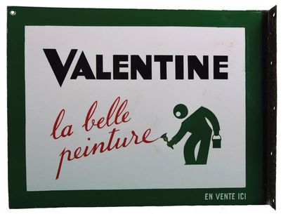 null VALENTINE Plaque émaillée pour la peinture Valentine.
Format: plat, rectangulaire,...
