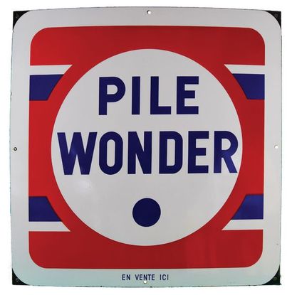 null WONDER Enamelled plate for the Wonder battery. "On sale here".
Format: square,...
