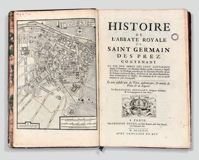 BOUILLART (Jacques) Histoire de l'abbaye royale de Saint Germain des Prez. Paris,...