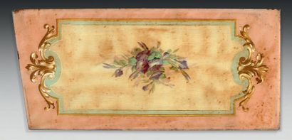 null SUITE OF FOUR BAKERY DECOR PANELS.
Painted canvases mounted on glass tiles.
Featuring...