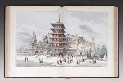 null L'Encyclopédie du Siècle. L'Exposition de Paris de 1900. 3 tomes, ½ rel, avec...