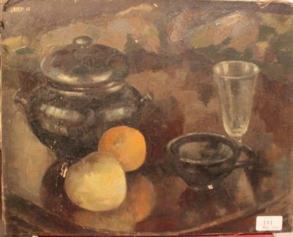 JACQUES BOÉRI (1929-2004) *Nature morte, 1962
Acrylic on canvas signed and dated...