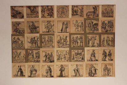 ANONYME Religious Scenes - Illustrations
Burin. Proofs cut to the subject, glued...