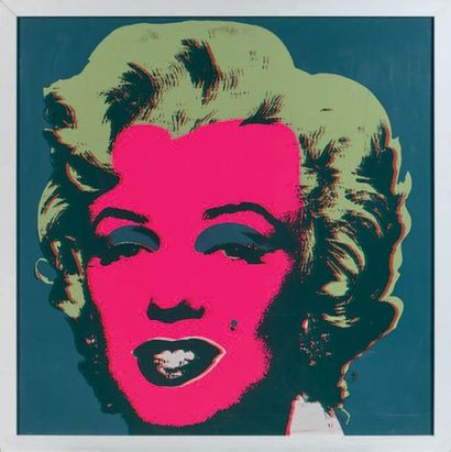d'après Andy WARHOL (1928-1987) 
Marylin
Suite of five silkscreens.
91 x 91 cm.
Edition:...