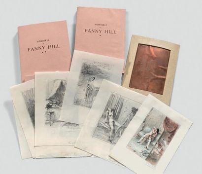 John CLELAND Memoirs of Fanny Hill
Brussels, n.d. (circa 1940). 
 Two volumes in-8°,...