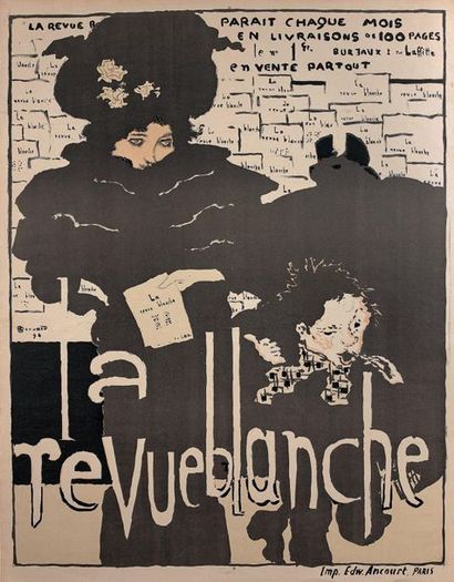 Pierre BONNARD (1867-1947) 
La Revue Blanche. 1894
Lithographie en couleurs, imprimeur...