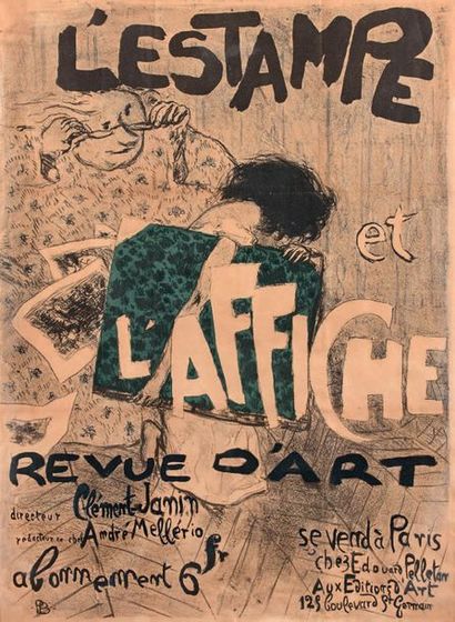 Pierre BONNARD (1867-1947) 
L'Estampe et l'Affiche, revue d'Art. 1897
Affiche. Lithographie...
