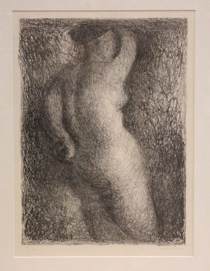 Marino MARINI (1901-1980) 
Dancer. 1943
Lithography on vellum. Proof signed, numbered...