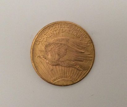 null PIÈCE DE 20 DOLLARS Or, Liberty de Saint-Gaudens, 1924.
Poids: 33,4 g.

vendus...