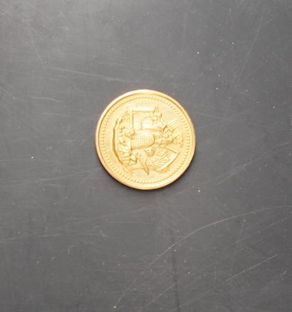 null Médaille en or, Comice Agricole d'Issoudun Indre. Poids. 12,9 grammes.