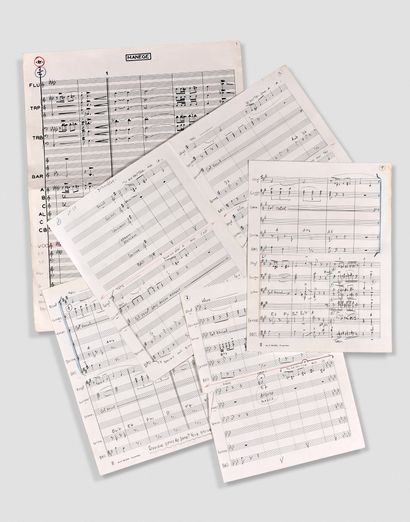 JEAN CONSTANTIN (1923-1997) 
MANUSCRITS MUSICAUX...