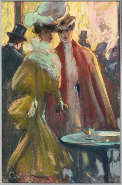 null early 20th century french school

Paris, Elegant Women at a Café, by Night

Pastel...
