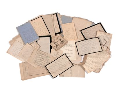 MANUSCRITED ARCHIVES OF ÉTIENNE CHARLES AUGUSTE...