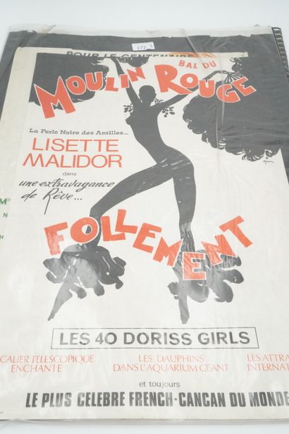 null Moulin Rouge - folies bergère - the billionaire

- 歌舞剧，红磨坊舞会。海报。Gruau，I.D.L.印刷。

-...
