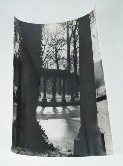 null 乔治特-查杜恩(1899-1983)

巴黎圣母院，蒙索公园的纳马奇。

巴黎塞纳河畔的渔民，圣路易岛，约1940年。

这一时期的四幅银版画的重聚。

背面有摄影师的印章。

30...