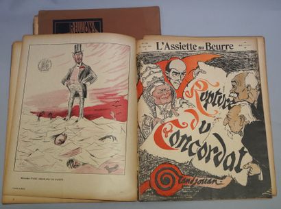 null 集体。L'Assiette au Beurre，两张专辑。

.宗教》，1904年第38期专辑，收集了1904年的4期杂志。1904年5月14日第163期，由约索特绘制，第162期

1904年5月7日第164期，由François...