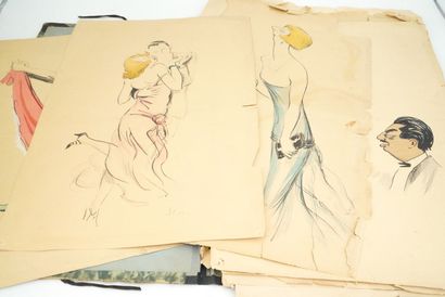 null 斯姆(1863-1934)

优雅的生活

八幅巴黎人肖像石版画的会议。

附上一些漫画。

49.5 x 32.5和46.5 x 30.2厘米。

...