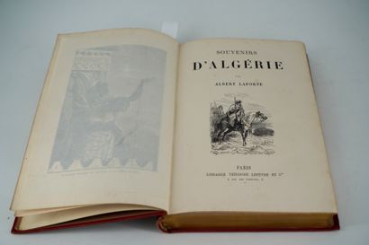 null LAPORTE Albert, Souvenirs d'Algérie, Paris, Lefèvre, nombreuses illustrations...