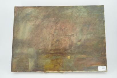 GÉRARD CYNE (1923-2006) 无题
布面油画。
46 x 33 cm。