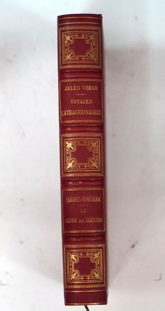 Jules VERNE • Claudius Bombarnac. • Le Château des Carpathes. Paris, J. Hetzel et...
