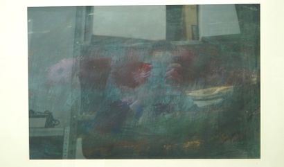 GÉRARD CYNE (1923-2006) Jepplins at the Pond a Meadow, 1982
纸上水粉画，右下方有签名和日期。
30 x...