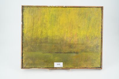 GÉRARD CYNE (1923-2006) 无题，1964年
布面油画，日期为1964年10月。
27 x 35厘米。