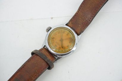 null Record watch Company Genêve et HARMAN, 2 montres mécaniques en acier. Révisions...