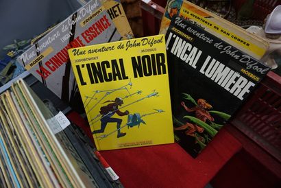 null Lot de bandes dessinées dont Ric Hochet, Tintin, L'incal, Franbal, les aventures...