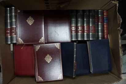 null * Important lot de volumes brochés et reliés, dont Shakespeare, Zola, Daudet,...