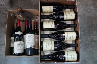 null Douze bouteilles Châteauneuf-du-Pape, Mas de la Lionne 2013. On joint cinq bouteilles...