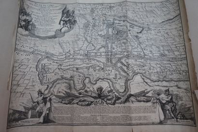 null Ensemble de plans anciens : plan du camp que prit l'armée des Alliés, 1695,...