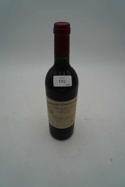 null 1 BOUTEILLE, Château Cheval-Blanc 1993, niveau bas goulot, étiquette et capsule...