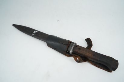 Baïonnette Mauser 98K, lame marquée du fabricant...