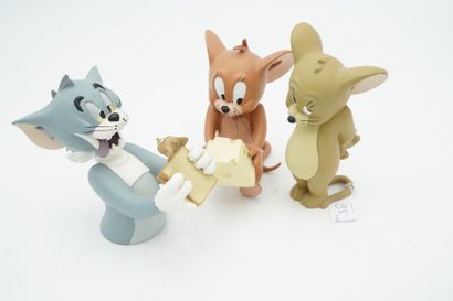 null Démons et merveilles, 1997. Trois belles figurines de Tom et Jerry : figurine...