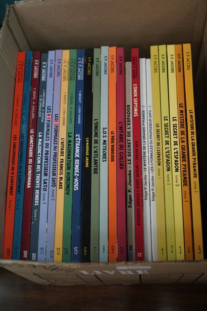 null Lot de 23 albums Blake et Mortimer : 18 volumes dont 7 éditions anciennes. On...