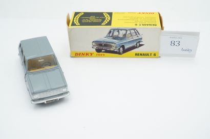 null Dinky Toys 1453 : Renault R6 berline -1/43e, modèle fabriqué en Espagne - gris...