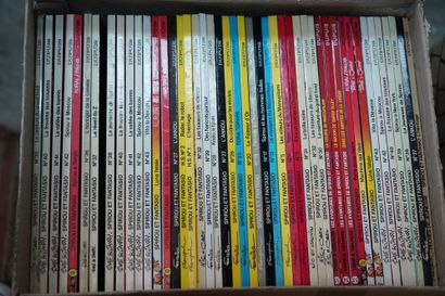null Réunion de 46 albums Spirou et Fantasio dont éditions anciennes.