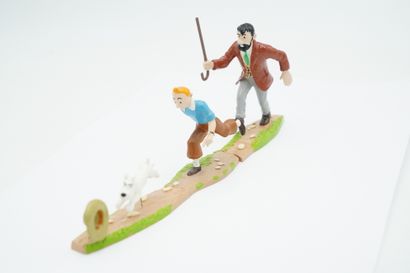 null Tintin – édition Moulinsart – Haddock poursuite ; Milou poursuite ; Tintin poursuite...