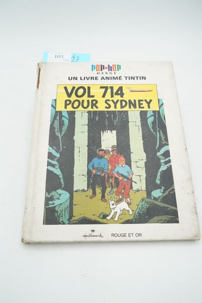 null Tintin - Vol 714 pour Sydney - Albums Pop-hop 1971 au 4ème plat.