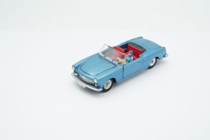 null Miniature Dinky Toys – Peugeot 404 cabriolet , modèle bleu, sans boîte.