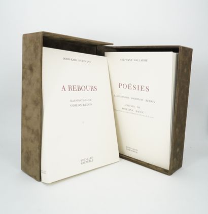  Joris Karl HUYSMANS, A rebours, illustrations par Odilon REDON, Roissard Grenoble,...