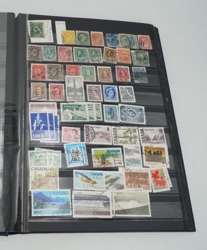 null Album de timbres : Etats-Unis, Costa-Rica, Canada, Cuba et divers Amérique du...