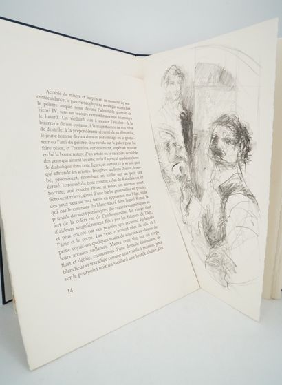  Honoré de BALZAC, le chef d'œuvre d'un inconnu, illustré par des lithographies de...