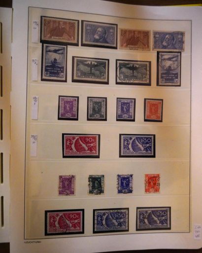 null 
FRANCE Emissions 1900/1940 : Collection de timbres neufs et oblitérés, de bonnes...