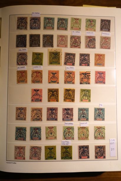 null 
NOUVELLE CALEDONIE Emissions 1859/1990 : Belle collection de timbres neufs...